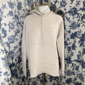 Under Armour Cream Beige Sweatshirt Hoodie